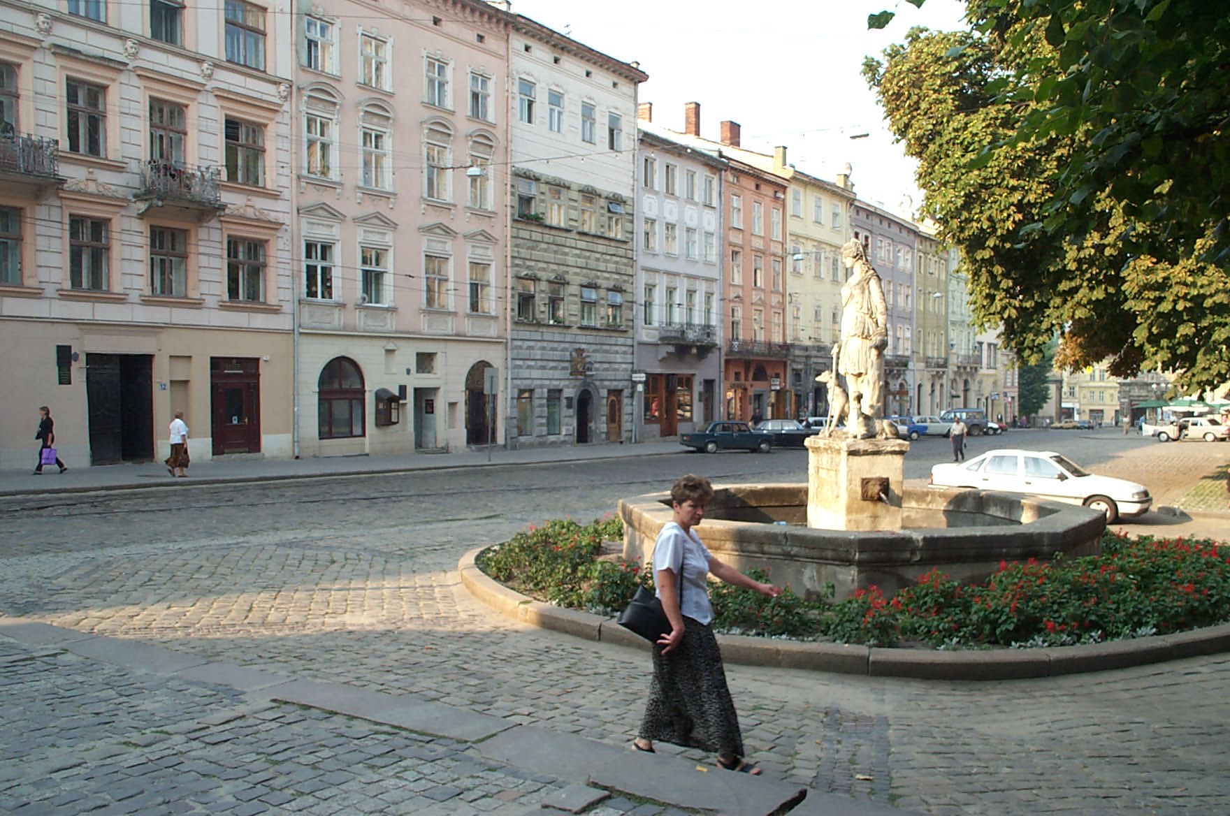 Ukraine L'vov die Stadt erinnert ein wenig an Wien oder Salzburg.