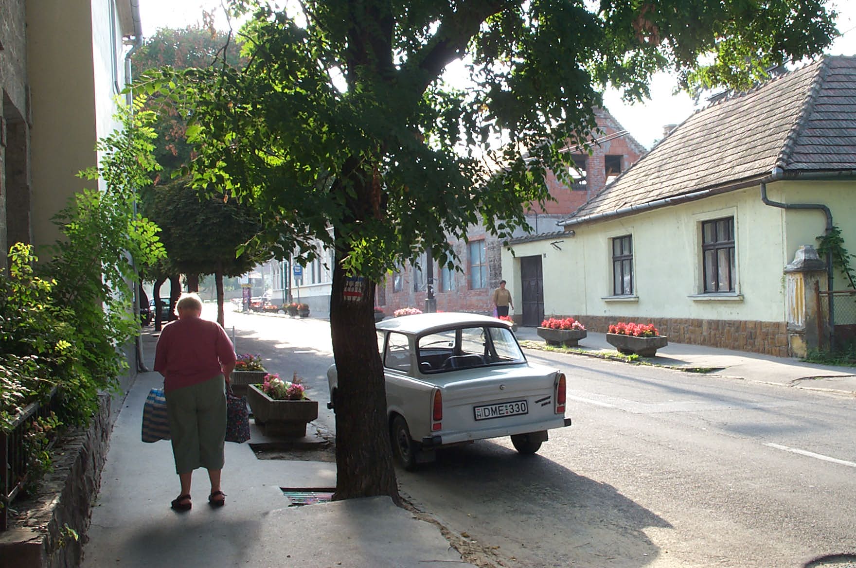 Ungarn Visegrad ein letzter Spaziergang , vor dem ich wieder nach Deutschland mu.