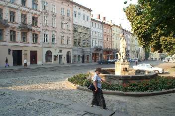 Straenbild in L'vov, Wildrich