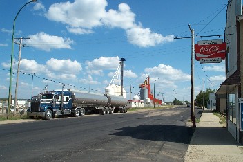 Wildrich Weltreise kline Ortschaft in Saskatchewan
