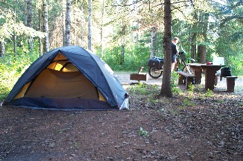 Wildrich Weltreise Zelten in Manitoba