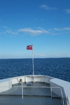 Wildrich Weltreise Auf dem Lake Huron.
